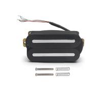 Guitar electric pickup Dual Track Electric Guitar Pickups N 10K/B 16K Coil Ceramic Professional Accessories(Black Silver B)