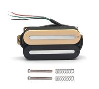 Guitar electric pickup Dual Track Electric Guitar Pickups N 10K/B 16K Coil Ceramic Professional Accessories(Zebra Silver B)