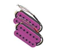 Guitar electric pickup Electric Guitar 12 Adjustable Hex Screw Dual Coil Pickup For 6 String N7.5K/B15K Output Light Purple(N and B)