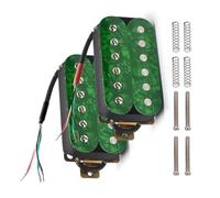 Guitar electric pickup Electric Guitar Pickup Adjustable Screws For 6 Strings N7.5K/B15K(Green N B)