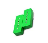 Guitar electric pickup P90 Guitar Single Coil Pickup White/ivory Silver Bk Green(One Set Green)
