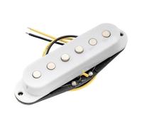 Guitar electric pickup Professional Multi Color Retro Style Ceramic Single Coil Electric Pickup For Guitars(1 Pc B White)