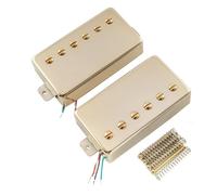 Guitar electric pickup The Alnico 5 Closed Back Standard Humbucker Is Suitable For Electric Guitar Neck And Bridge Positions(2 Pcs Set Gold)