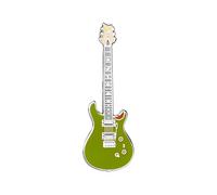 Guitar Enamel Pin Badge by Geepins | Miniature PRS Brooch | 52 mm Length | Wear on Backpack, Shirt, Jacket, Lapel, Hat, or Tie | Presented in a Guitar Case Gift Box