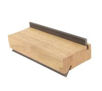 Guitar End Dressing File, 35 90 Degree Guitar Fret Crowning End Bevel File Olive Wood 2 in 1 Luthier Tools for Guitar Bass Ukulele
