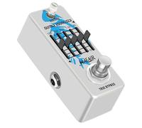Guitar EQ Pedal, 5 Band Equalizer Effect Pedal(100Hz, 250Hz, 630Hz,1.6kHz, 4kHz±18dB) for Guitar Beginner Study, True Bypass