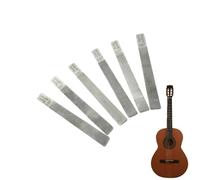 Guitar Ferret Crowning File - 6 Pieces Edge Chamfer Tool,Tools For Crowning Guitar Frets,For Edging And End Stringed Instruments Musicians Fingerboard And