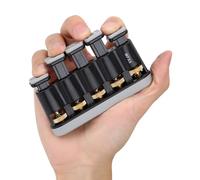 Guitar Finger Exerciser, Hand Strengthener Trainer Tension Exerciser Grip Musical Instrument Accessory for Piano Guitar (Gray)