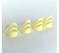 Guitar Finger Picks Alaska Style Set of 4 Large Plastic plectrums by Clearwater