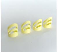 Guitar Finger Picks Alaska Style Set of 4 Medium Plastic plectrums by Clearwater