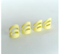 Guitar Finger Picks Alaska Style Set of 4 Small Plastic plectrums by Clearwater