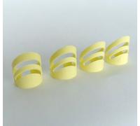 Guitar Finger Picks Alaska Style Set of 4 XL Plastic plectrums by Clearwater