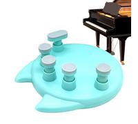 Guitar Finger Trainer - ABS 12x6cm Ergonomic Manual Exerciser | Strengthening Tool For Home School Classes Music Piano Keyboard Practice Use Hand Gym
