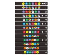 Guitar Fingerboard Scale Stickers Beginner Aid Practice Accessories for Accelerated Learnings and Memory Aid Fretboard Stickers