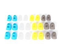 Guitar Fingertip Protector, 24pcs 3 Different Sizes Silicone Guitar Finger Guards Easy to Wear and Take Off Reusable Guitar Finger Cover for Guitar Ukulele Bass, Hand Sewing