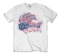 Guitar & Flag T-Shirt Creedence Clearwater Revival White S