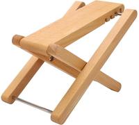 Guitar Foot Rest Adjustable Height 4 Position Foldable Solid Wood Foot Stool, Ergonomic Guitar Footrest for Performance and Practice with Stable Support for Professional Maintenance, Home DIY Proje...