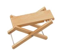 AWHAO Guitar Foot Stool 3 Position Height Adjustable Wooden Footsteps for Classic