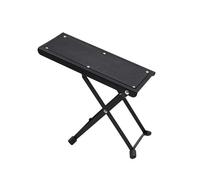 Guitar Foot Stool 4 Position Height Adjustable Foldable Guitar Pedal Foot Rest Step Footstool for Guitar Pedal Accessories for Classical/Acoustic/Electric Guitar