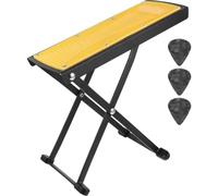 Guitar Foot Stool Steel Folding Adjustable Angle Pedal