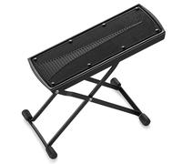 Guitar Footrest Pedal Metal Rubber Pad Adjustable Folding 4/6-Position Height Footboard for Guitar Accessories for Classical/Acoustic/Electric Guitar(6 Gear)