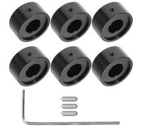 Guitar Footswitch Topper Aluminum Black Cap for 3pdt Pedals | Quick Installation, Portable Spare, Easier Pedal Hits, Bassists and Beginners, Live Performances, Rehearsal Rooms