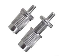 Guitar for bridge Studs Adapter Posts for LP for sg ES Guitars - Metal Anchors 4mm to 5/32 Inch Conversion Kit Silver(Silver)