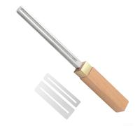 Guitar for Fret Crowning File with 4 Gauges for Luthier Tools - Diamond Coated Steel for Shaping & Deburring - Electric Acoustic Bass Ukulele Repair Kit 227mm