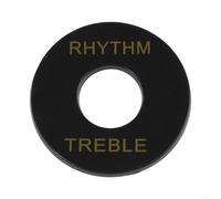 Guitar for toggle Switch Ring for Gibson for sg - Cream Pickup Selector Ring - 33.5mm Outer Diameter After-Market Spare Part(Black)