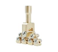 Guitar Fractal Fret Press Tool Self-Adaptive Versatile Fret Press Tool for Acoustic & Electric Guitars