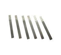 Guitar Freight File - 6 Piece Edge Deburring Tool - Fret Chamfer File - For Music Students Repair Fingerboard Ends & Bass Strings