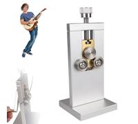 Guitar Fret Bender Tool, Adjustable Manual Precision Radian Adjuster with 3 Point Roller Structure for Fret Wire Bending and Straightening, Ideal for Guitar and Bass Repair