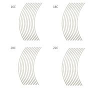 Guitar Fret Cables Cupronickel Frets Fretwire Set Guitar Fret Wire 10 Pcs