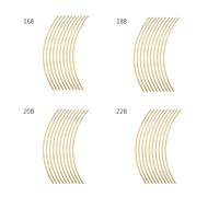Guitar Fret Cables Cupronickel Frets Fretwire Set Guitar Fret Wire 10 Pcs