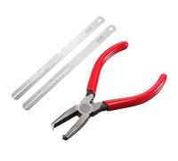 Guitar Fret Clamp Fret Puller Flat Head Plier Guitar Bridge Pin Puller Guitar Bass String Fret Puller Fret Nipper Tool Ergonomic Handle Design