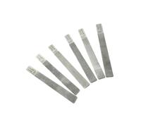 Guitar Fret Coronation File, 6-Piece Tool for Edge Deburring, Tool for Crowning, for Edges, Ends, String Instruments, Musicians, Fingerboard, Bass, Strings