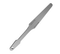Guitar Fret Crowning File Leveling Tool Fret Crown Edges Grinding File Stainless Steel Double Cutting Edges Tool Enduring Guitar Crowning
