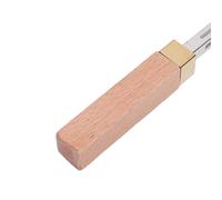 Guitar Fret Crowning File Square Handle 4 Slots Wood 1mm 2mm 3mm 4mm with 2 Protective Plates