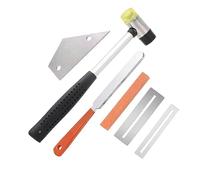 Guitar Fret Crowning Leveling Tool Kit Stainless Steel Grinding Fingerboard Protector Repair Tool Set Guitar Accessories (Color : D)