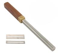 Guitar Fret Crowning Luthier File Guitar Fret Trimming Repairing Tool With 2 Pcs Neck Protection Instruments Wooden Accessories