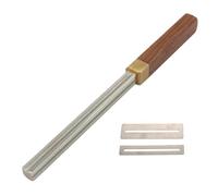 Guitar Fret Dressing Metal Tool With 3 Size Edges Wooden Handle Guitar Repair Maintenance Luthier Tool Guitar Parts (Color : 04)