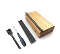 Guitar Fret Edges File With 3 Adjustable Angles Wood Texture For Efficient Fret Dressing On Guitars Basses Ukuleles File