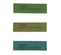 Guitar Fret Erasers 3PCS High Efficiency Rubber Emery Polishing Blocks for Scratch Removal on Guitars Basses Ukuleles with Storage Box