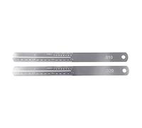 Guitar Fret Neck Notched Straight Edge Luthiers Luthiers Fingerboard Ruler For Electric Guitars Measuring Guitar Nut Slot Depth Gauge
