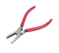 Guitar Fret Pliers Metal Flat Head Fret Puller Sturdy Guitar Fret Puller Tool with Rubber Handle for Acoustic and Electric Guitar and Bass