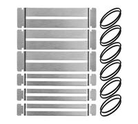 Guitar Fret Repair Tool Kit 12 Rubber Bands for Dressing and Polishing Frets