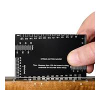 Guitar Fret Rocker | Stainless Steel String Gauge in Metric and Imperial Dimensions | Professional Guitar Adjustment and Setup Tool | for Repair Bass on Stage at Home, on the Stage