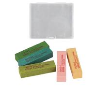 Guitar Fret String Eraser Set 5pcs Natural Rubber with 180-2000 Grit Diamond Sand Polishing Blocks - Efficient Fret and String Cleaning, Scratch Removal for Guitar, Bass, Ukule