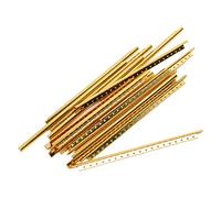 Guitar Fret Wire, 19pcs Metal Pre Rounded Corner Design Electric Guitar Fret Wire Replacement