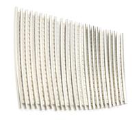Guitar Fret Wire, 24 Frets 250HV 2.7mm 12in Radius Pre Cut Cupronickel Fretwire Set Fingerboard Replacement for Electric Acoustic Guitar Bass